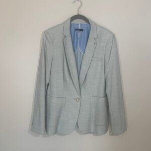 Tommy Hilfiger Striped Blazer Size 16 Preppy Coastal Luxury Career Business